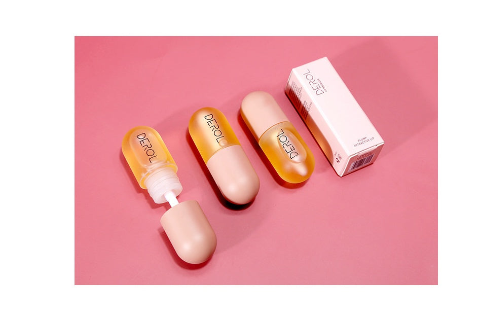 Day Night Instant Volume Lip Plumper Oil Clear Lasting Nourishing Repairing Reduce Lip Fine Line Care Lip Beauty Cosmetic null