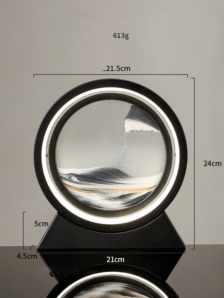 Quicksand Painting Creative Light Luxury Decoration Table Lamp null