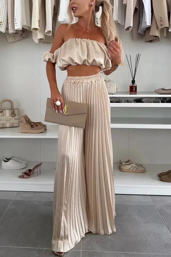 Women's Fashion Satin Tube Top