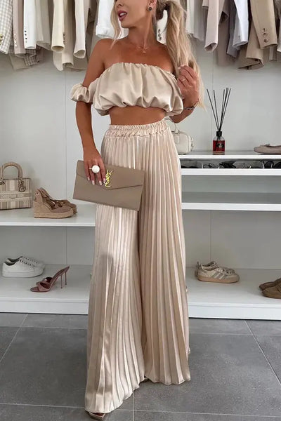 Women's Fashion Satin Tube Top