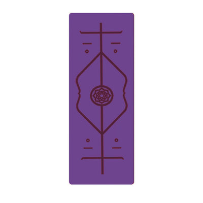 Non Slip TPE Yoga Mat Position Line Beginner null