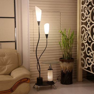 Lily Tea Table Floor Lamp Practical Living Room Bedroom null