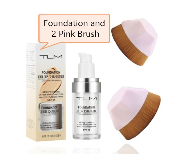 Temperature Liquid Foundation Concealer Portable Natural Color  Makeup Foundation BB Concealer null
