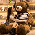 Large plush teddy bear stuffed toy with soft, oversized design and detailed fur, perfect as a cuddly big bear doll.