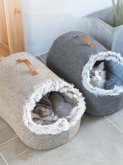 Polar Warm Cat Litter Closed Cat Sleeping Bag Large Winter Deep Sleep Cat Bed null