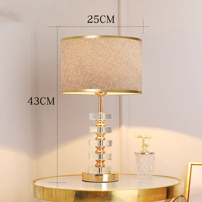 Light Luxury Crystal Table Lamp Postmodern Simple And Warm null