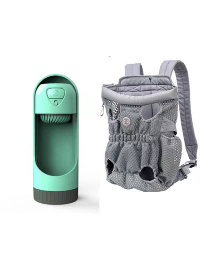 Pet Carrier Backpack Outdoor Travel Mesh Breathable Shoulder Bags null