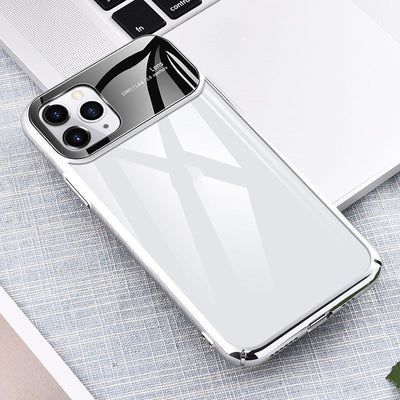 Mobile Phone Case Creative Electroplating Pc Glass Mobile Phone Case Suitable For 11 Pro Case null