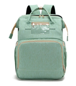 USB Charging Version Mommy Bed Backpack Folding Large Capacity Multi-function null