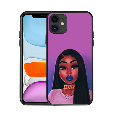 Black girl phone case null
