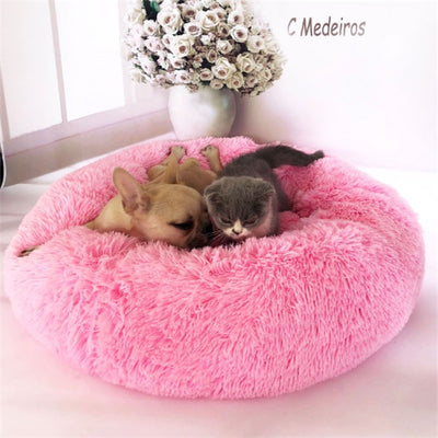 Round Long Hairy Autumn And Winter Nest Pad Cat Mattress null