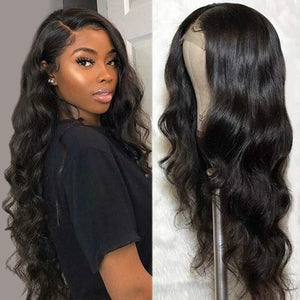 Natural Wig Real Hair Before Lace Black null