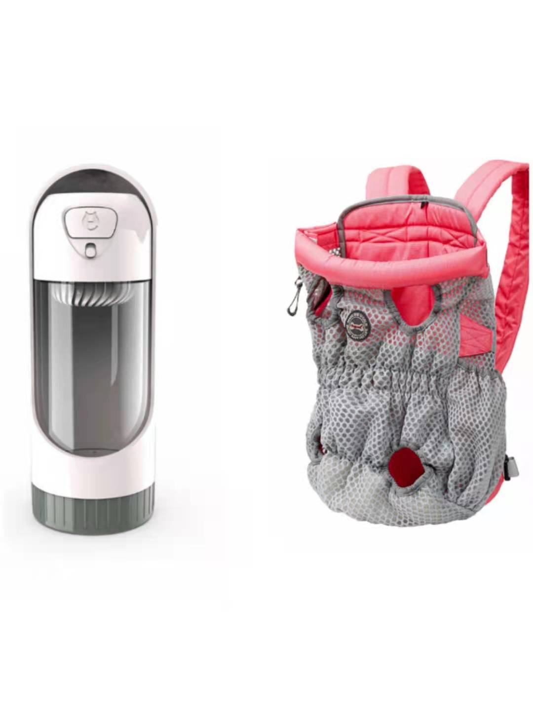 Pet Carrier Backpack Outdoor Travel Mesh Breathable Shoulder Bags null