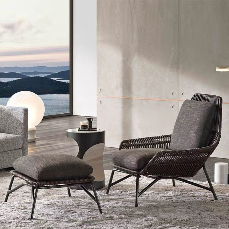 Outdoor Rattan Sofa Tea Table Combination Courtyard Leisure null