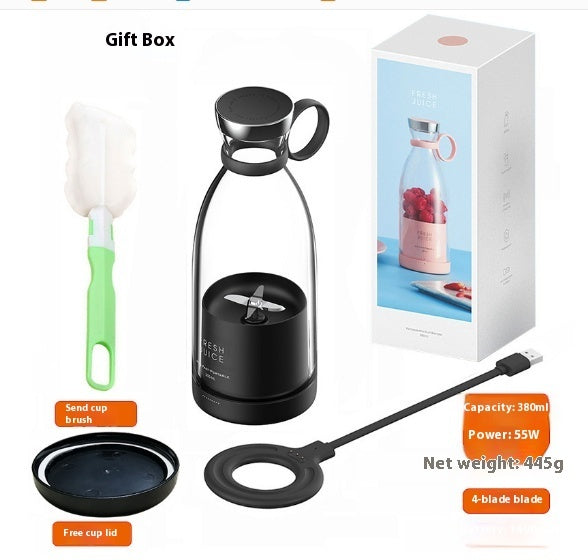 350ML Electric Juicer Blender Mixer USB Rechargeable Machine Household Portable Blender Maker Cup Kitchen Tool Kit null