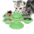 Cat Rotating Windmill Multi-Function Toys Itch Scratching Device Teeth Shining Toy null