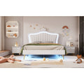 Modern Princess Crown Upholstered Bed - Morderncharm store