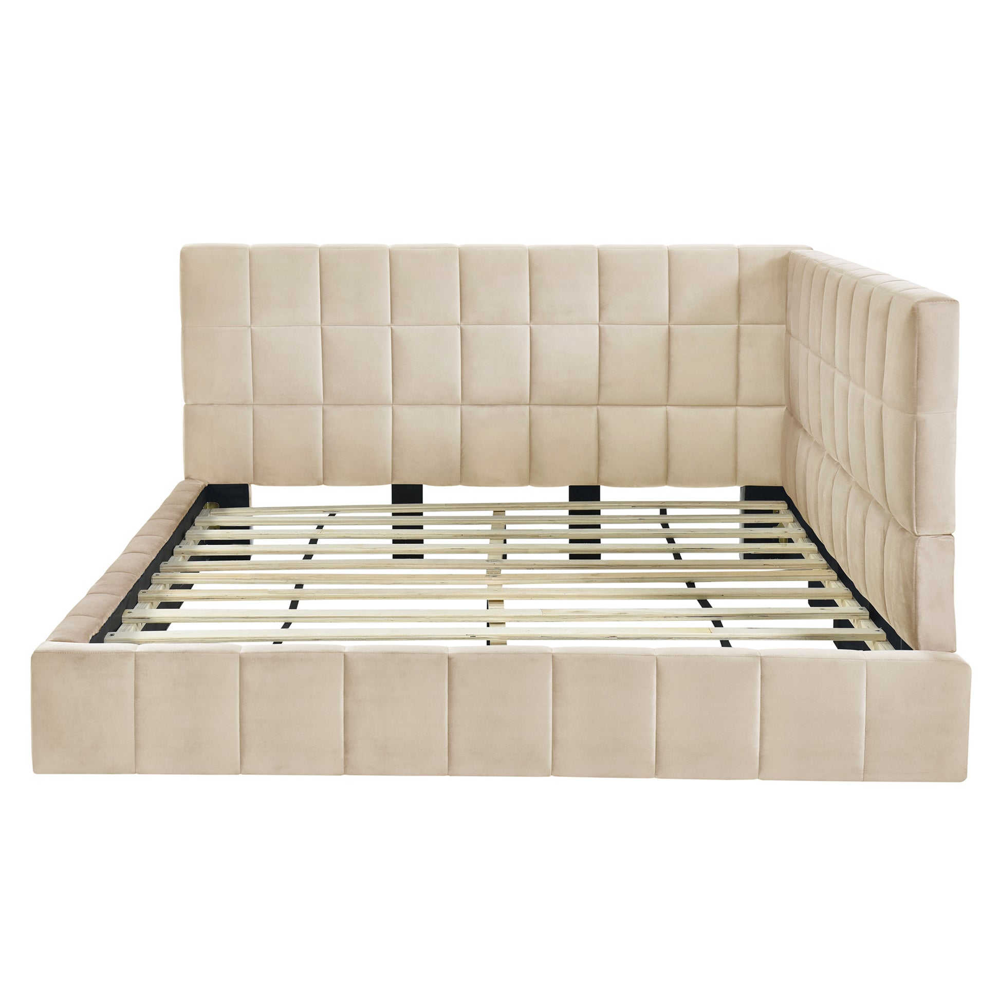 Modern Ribbed Bouclé Modular Sofa Set - Morderncharm store