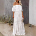 Bohemian Style Lace Long Dress