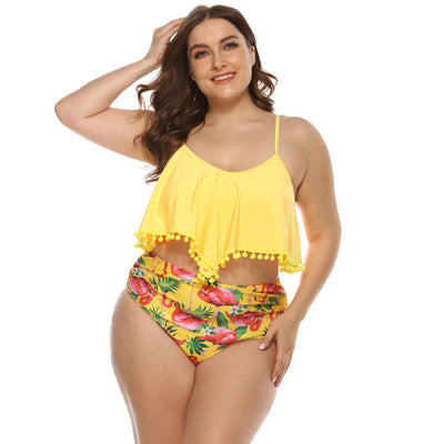 Fat woman bikini null