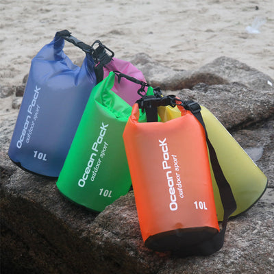 Spot beach bag anti water bucket bag PVC waterproofing bag drifting waterproof bag swimming bag outdoor sports bag null