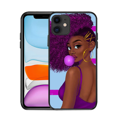 Black girl phone case null