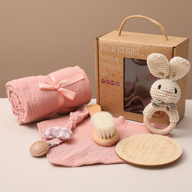Bopoobo 1Set Bath Toys Set Kid Swaddle Wrap Baby Milestones null