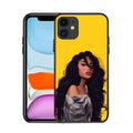 Black girl phone case null