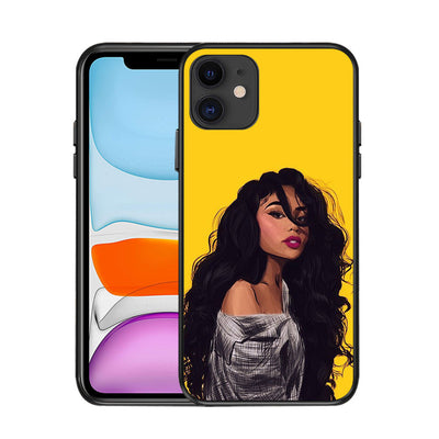 Black girl phone case null