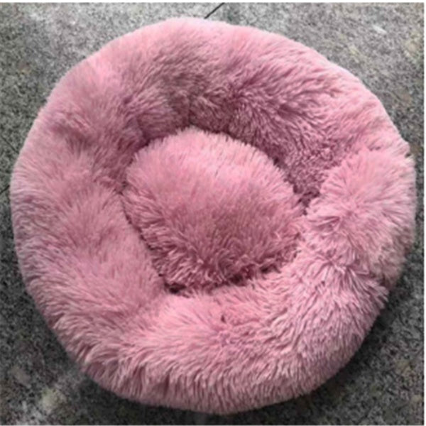 Round Long Hairy Autumn And Winter Nest Pad Cat Mattress null