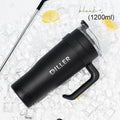 Stainless Steel Handle Car Water Straw Thermal Insulation Cup null