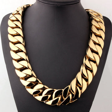 Mega Chunky Gold Cuban Link Chain