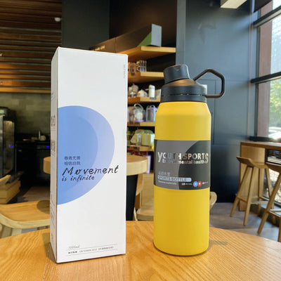 304 Stainless Steel Portable Large Capacity 1000ml Thermal Water Cup null