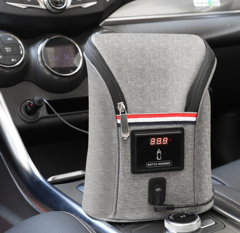 Car USB Baby Bottle Warmer Portable Travel Breast Milk Warmer null