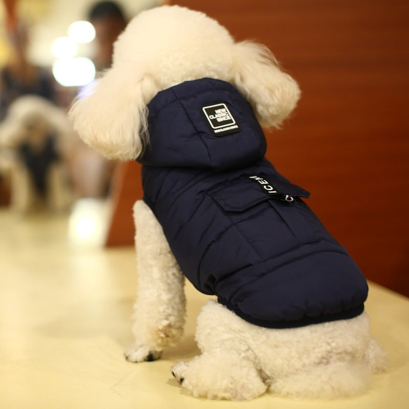 Removable Waterproof Pet Cotton Vest Hat null