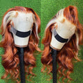 4X4 Human Hair Wig Head Cover Highlights 613 null