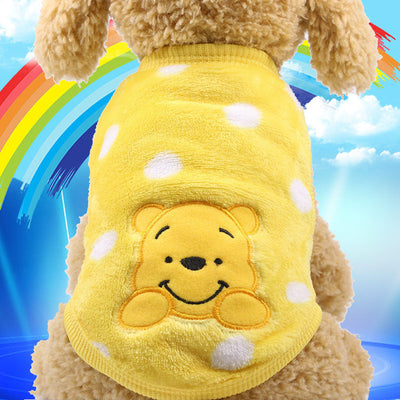 Flannel warm pet clothes null