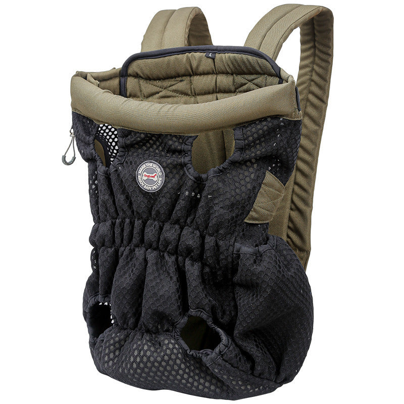 Pet Carrier Backpack Outdoor Travel Mesh Breathable Shoulder Bags null