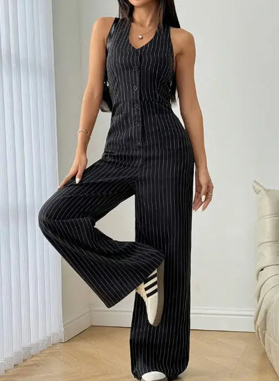 Sleeveless Front Button