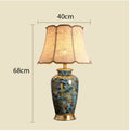 Table Lamp Bedroom Study Bedside Hotel Desk Reading Lamp Simple Villa Painted Creative Lamp - Morderncharm store
