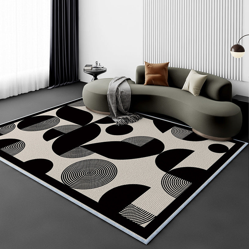 Living Room Carpet Fully Covered Bedroom And Household Sofa Table Carpet Bedside Stain-resistant Non-slip Foot Mat null