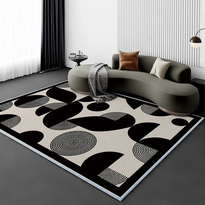 Living Room Carpet Fully Covered Bedroom And Household Sofa Table Carpet Bedside Stain-resistant Non-slip Foot Mat null