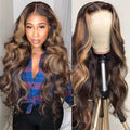 Medium And Long Curly Fashion Female Big Wave Real Human Hair Wig null