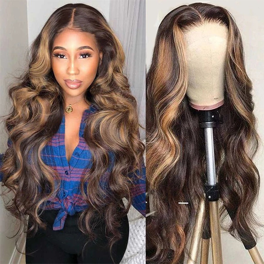 Medium And Long Curly Fashion Female Big Wave Real Human Hair Wig null