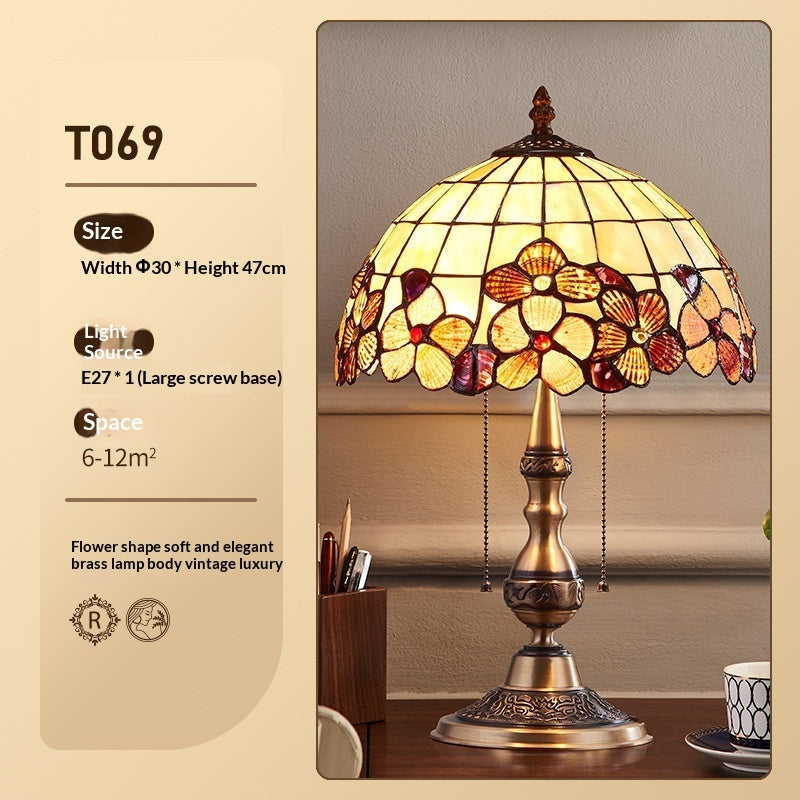 All-Copper Table Vintage Solid Copper European-Style Creative Cozy And Luxurious Study Lamp - Morderncharm store