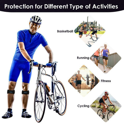 Sport Kneecap Silica Gel Kneepad Support Strap Gym Protector null