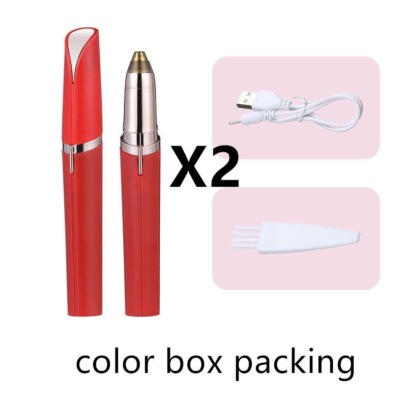 Eyebrow Epilator Maquiagem Profissional Completa Trymer Do Brwi Eye Brow Trimmer For Rasoir Visage Femme Make Up Eye Brow Shaper null