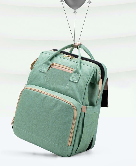 USB Charging Version Mommy Bed Backpack Folding Large Capacity Multi-function null