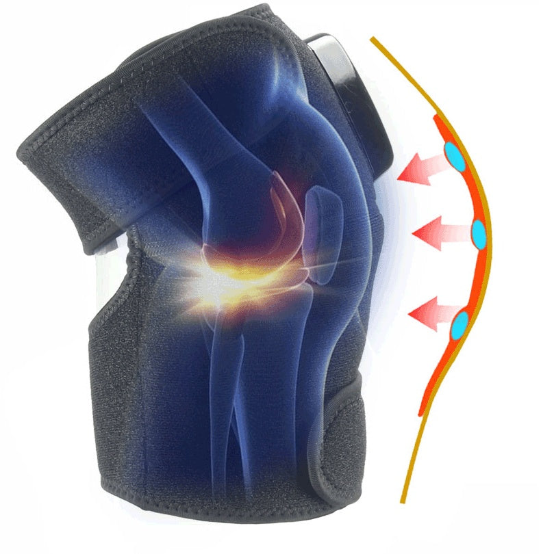 Electric Infrared Heating Knee Massager Wrap Elbow Joint Support Vibration Therapy Physiotherapy Machine Pain Relief Massageador null