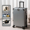 Suitcase Large Capacity Aluminium Frame Luggage null